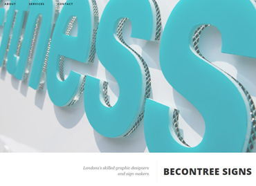 Becontree Signs Project