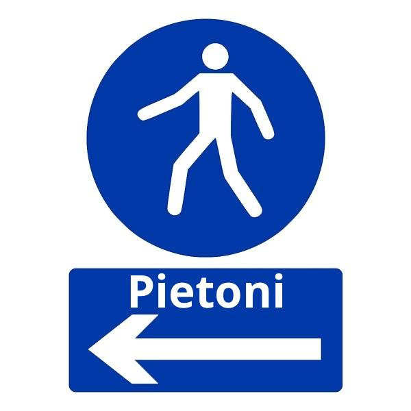 Pietoni - Săgeată Stânga