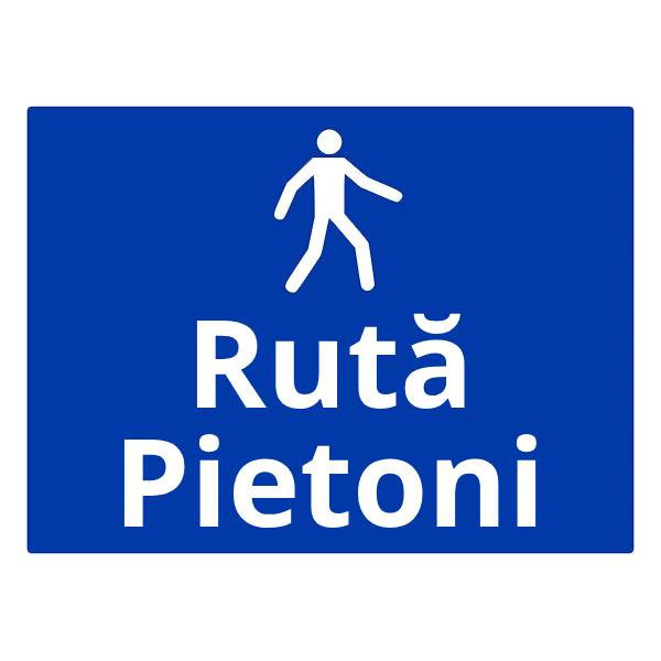 Pieton Rută (Peisaj Mare)