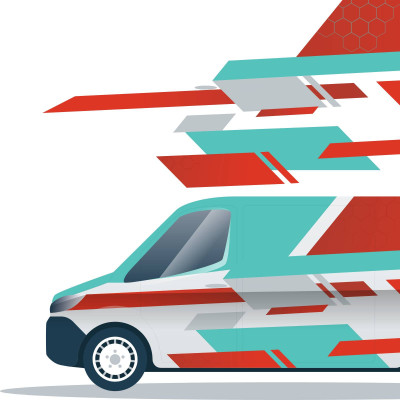 Stickers Vinyl La Metru